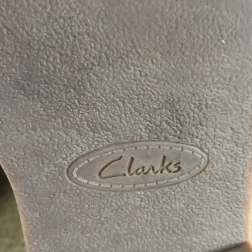 Clarks Original Desert Preppy Academia Neutral boots in gray canvas sz 13